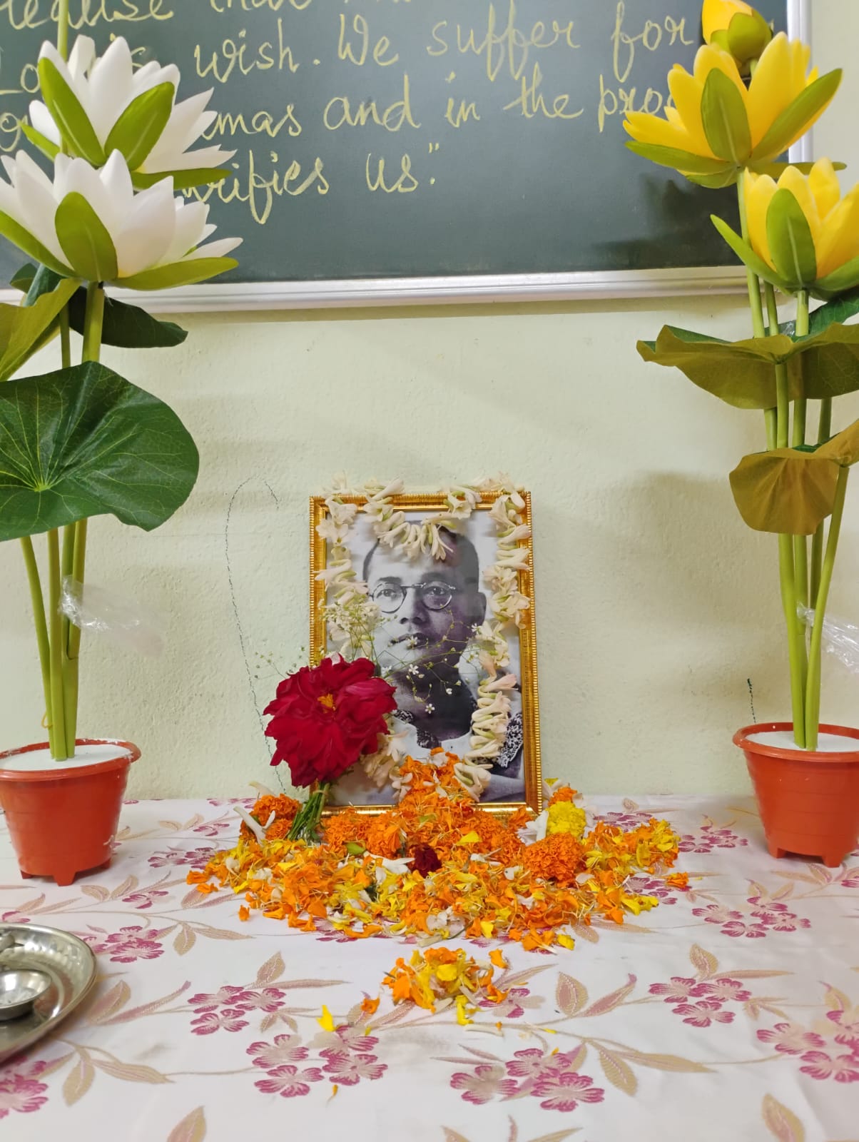 Saraswati Pujo and Netaji's Birthday